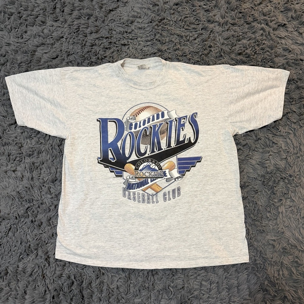 Vintage 1995 Colorado Rockies Baseball Club Shirt Men's Xl
